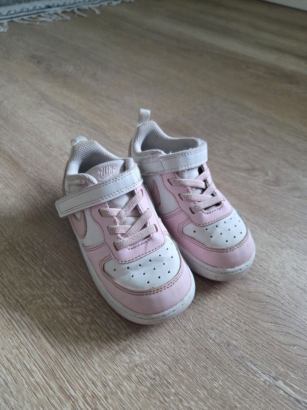 Nike Kids' Pink and White Athletic Sneakers